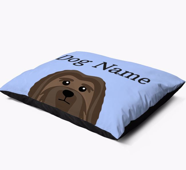 'Peeking Yappicon' - Personalised {breedFullName} Dog Bed